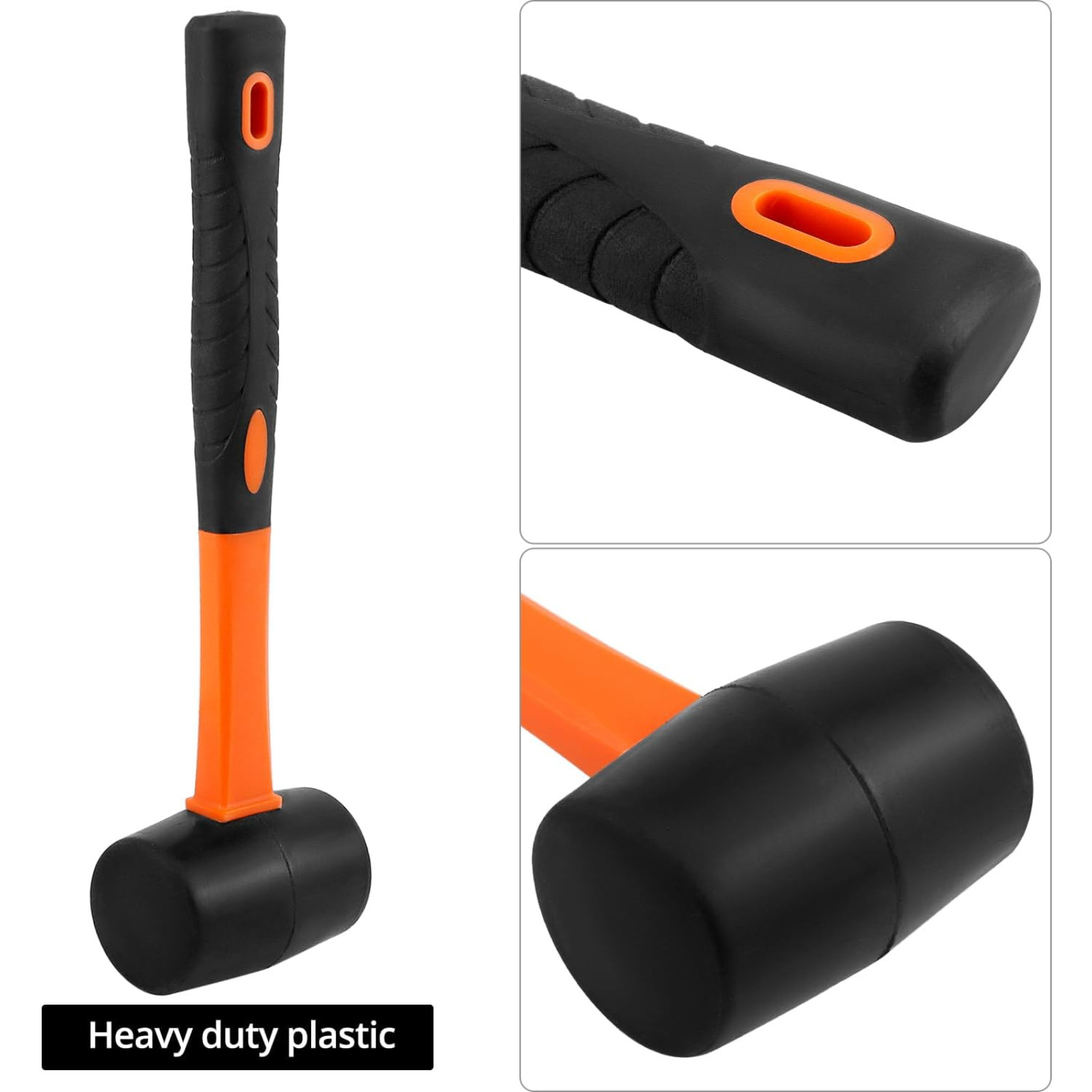 Floor Gap Fixer Tool for Laminate Floor Gap Repair with 11.8 Inch Plastic Mallet