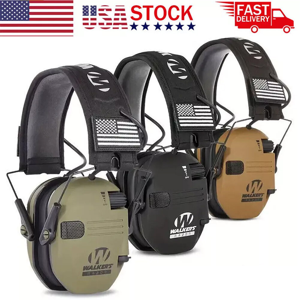 Electronic Shooting Ear Muff Slim Walkers Razor Shooting Anti-noise Earphone
