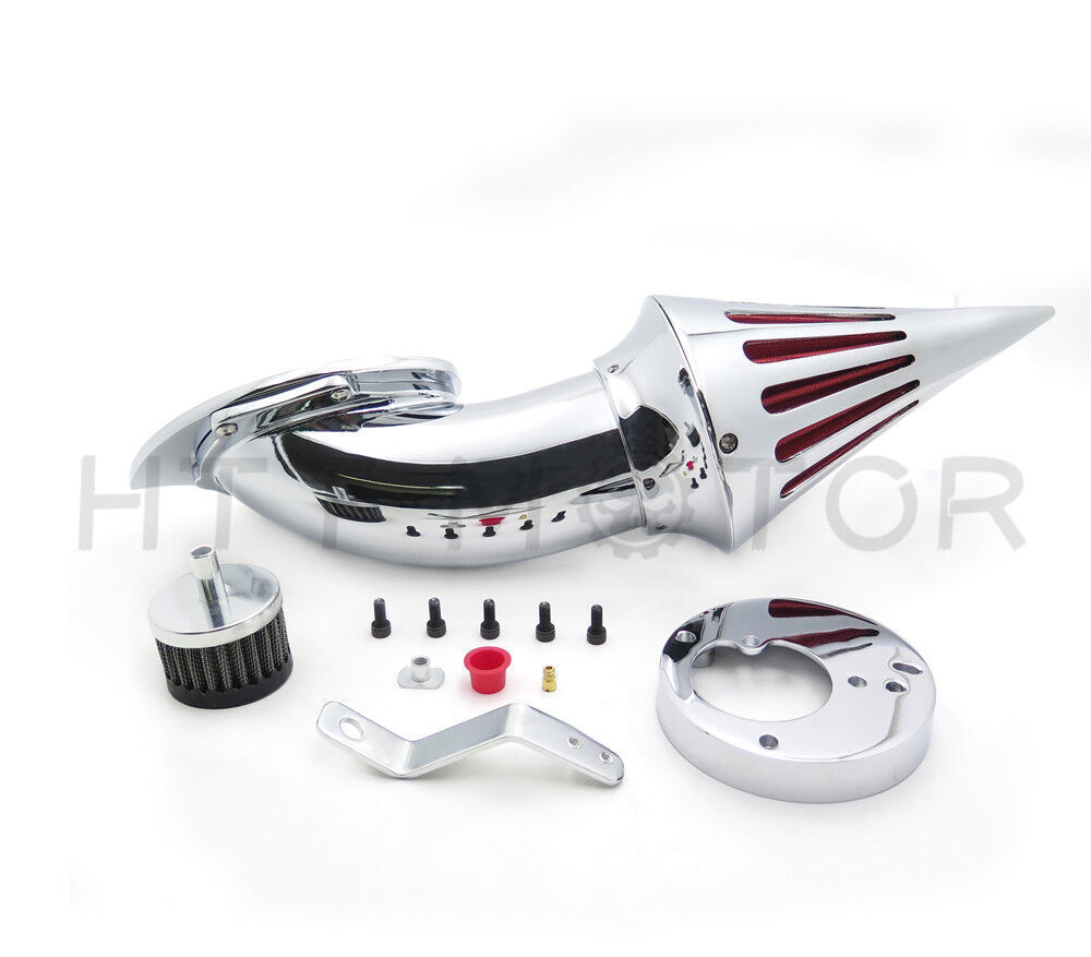 Spike Air Cleaner Intake Filter Kit For Honda Vtx1300 Vtx 1300 '03-'09 Chrome