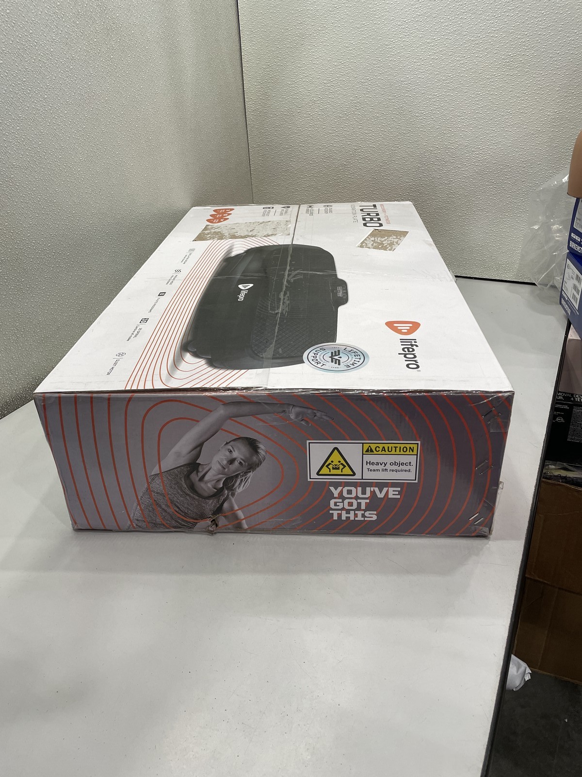 Lifepro Turbo Vibration Plate Exercise Machine, Black