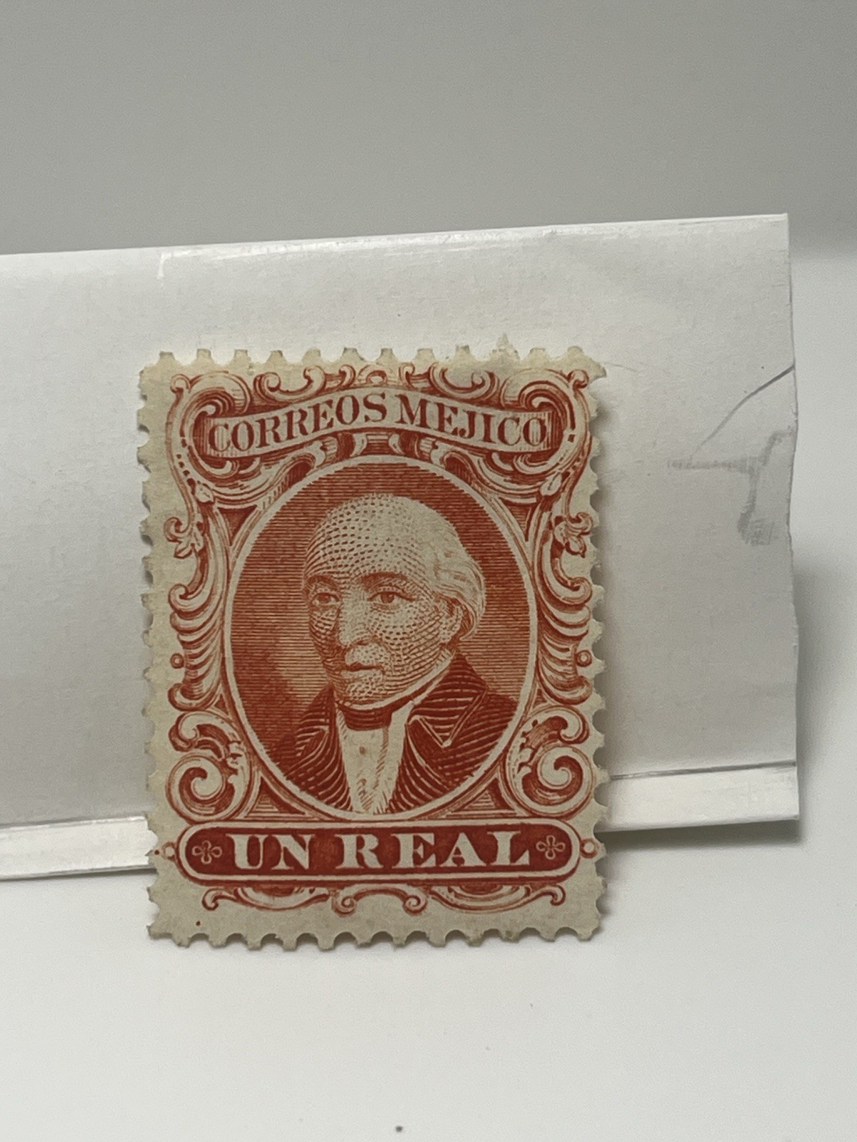 1864 Mexico SN-14 Stamp Hidalgo UN REAL OG Hinged Never Used