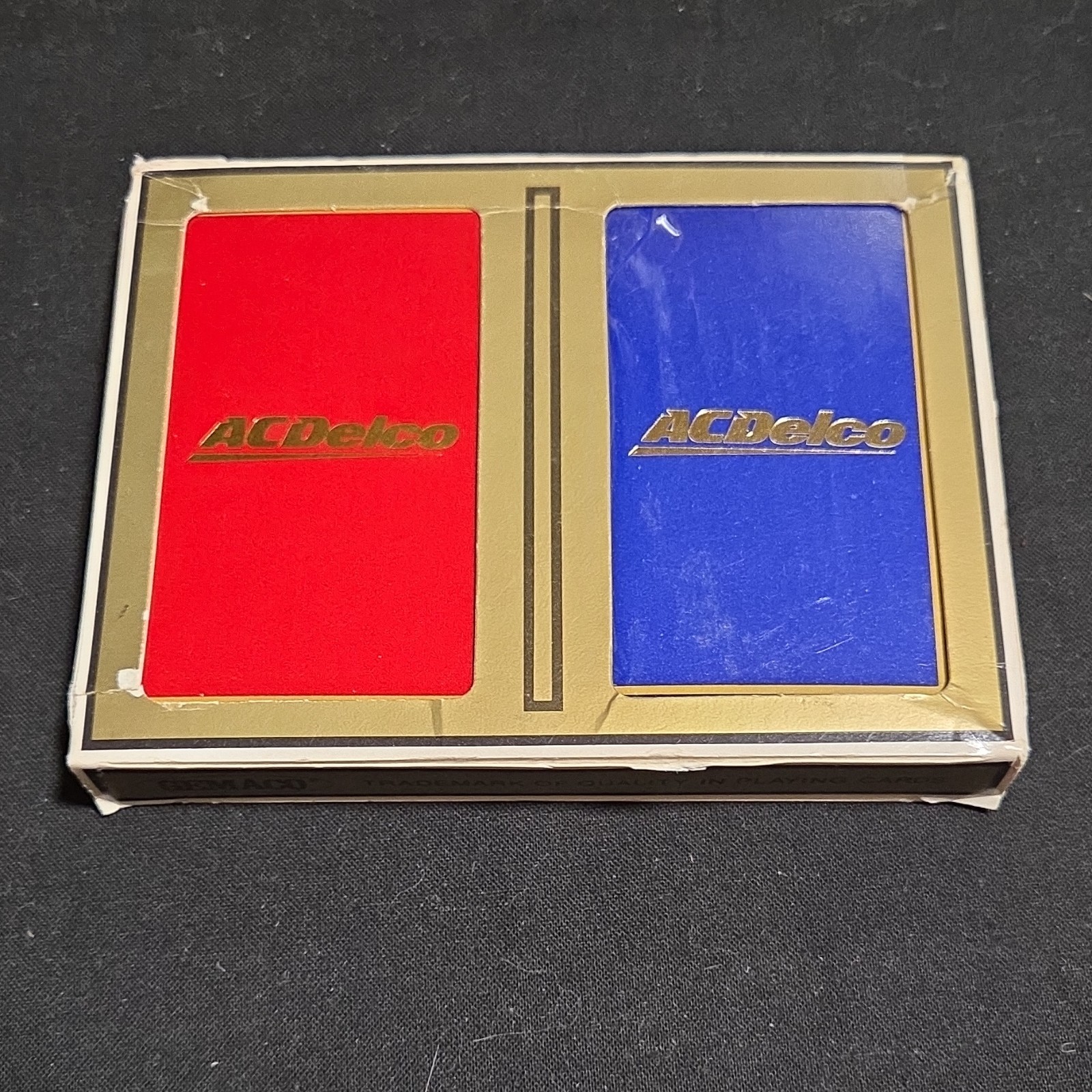 ACDelco Bridge Playing Cards Double Deck Red Blue Standard Card Deck Set