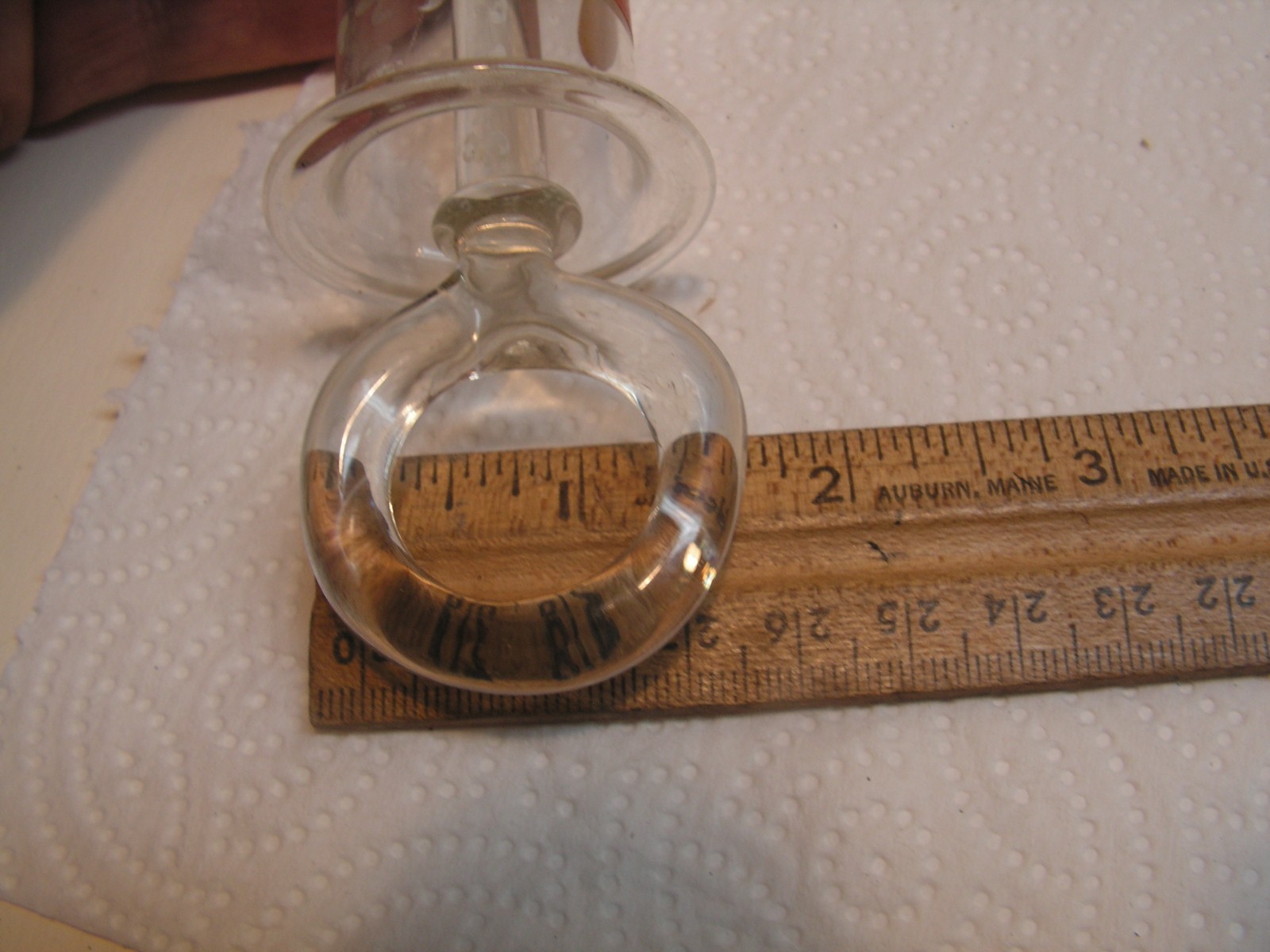 Vintage Glass Syringe Antique P J McElroy Surgeon Medical Apothecary Unused?