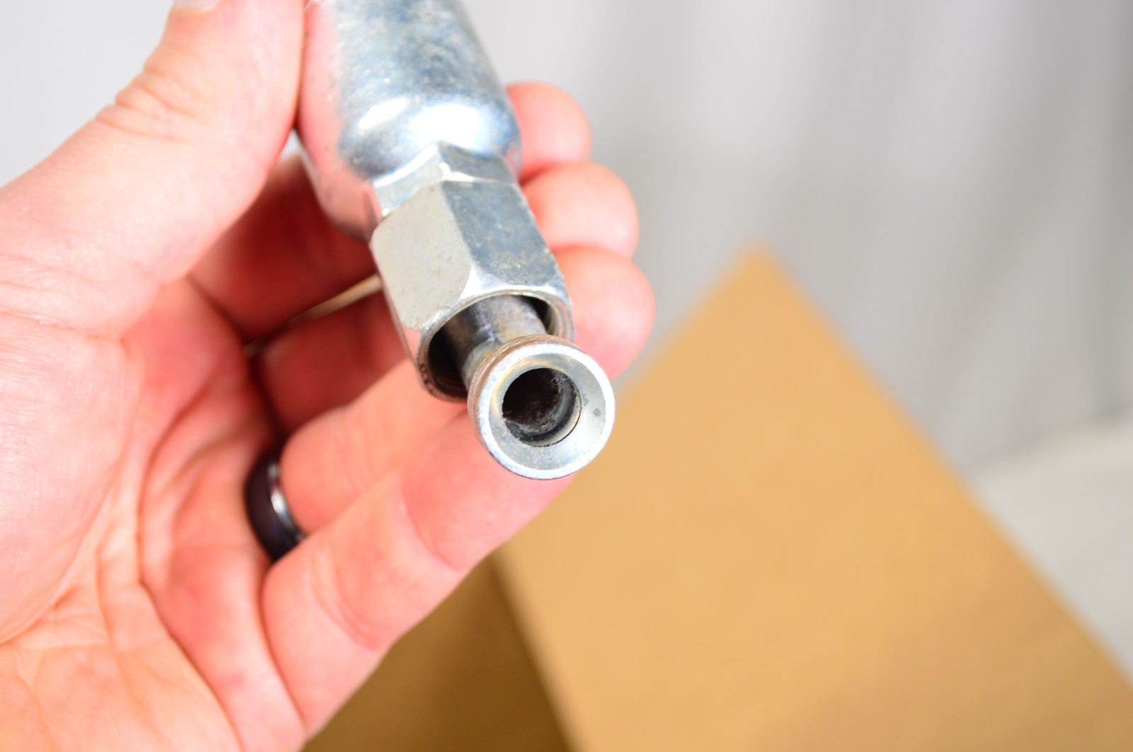 Lot of 50 Parker 13743-8-8 45* Elbow Steel Hydraulic Hose Fitting