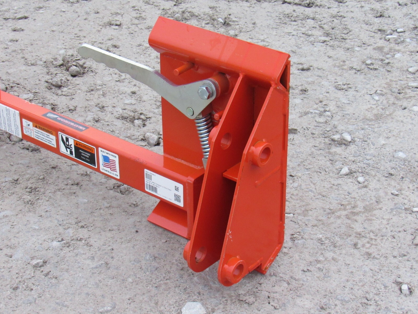 Kubota LA852 Tractor Loader To Skid Steer Quick Attach Adapter Conversion 832915