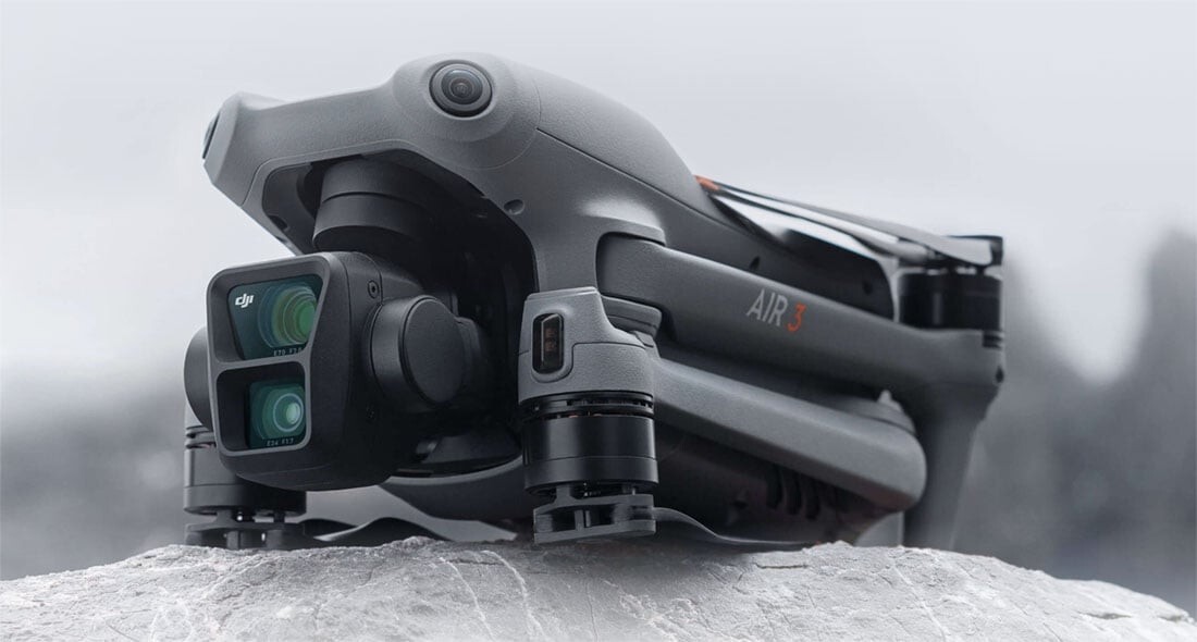 DJI Air 3 ONLY with Dual Primary Cameras Drone ONLY for Lost / Crashed Aircraft