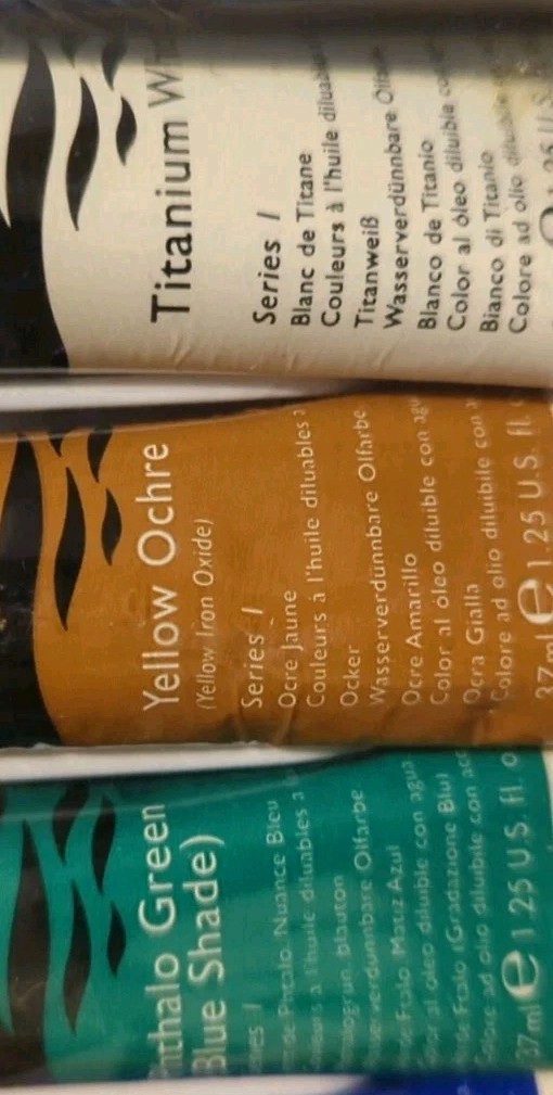 Winsor & Newton Artisan Water Mixable Oil Beginners Set 6 x 1.25 fl oz. - READ