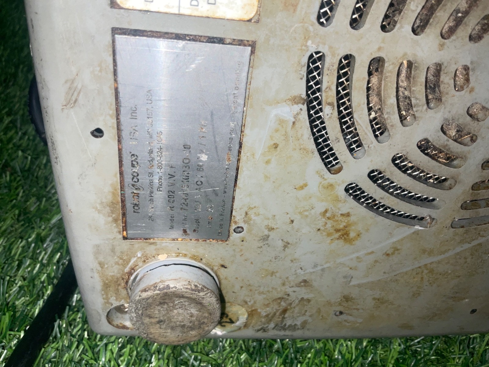 Robot Coupe R602 V.V. Series Food Processor BASE..NEEDS REPAIR R