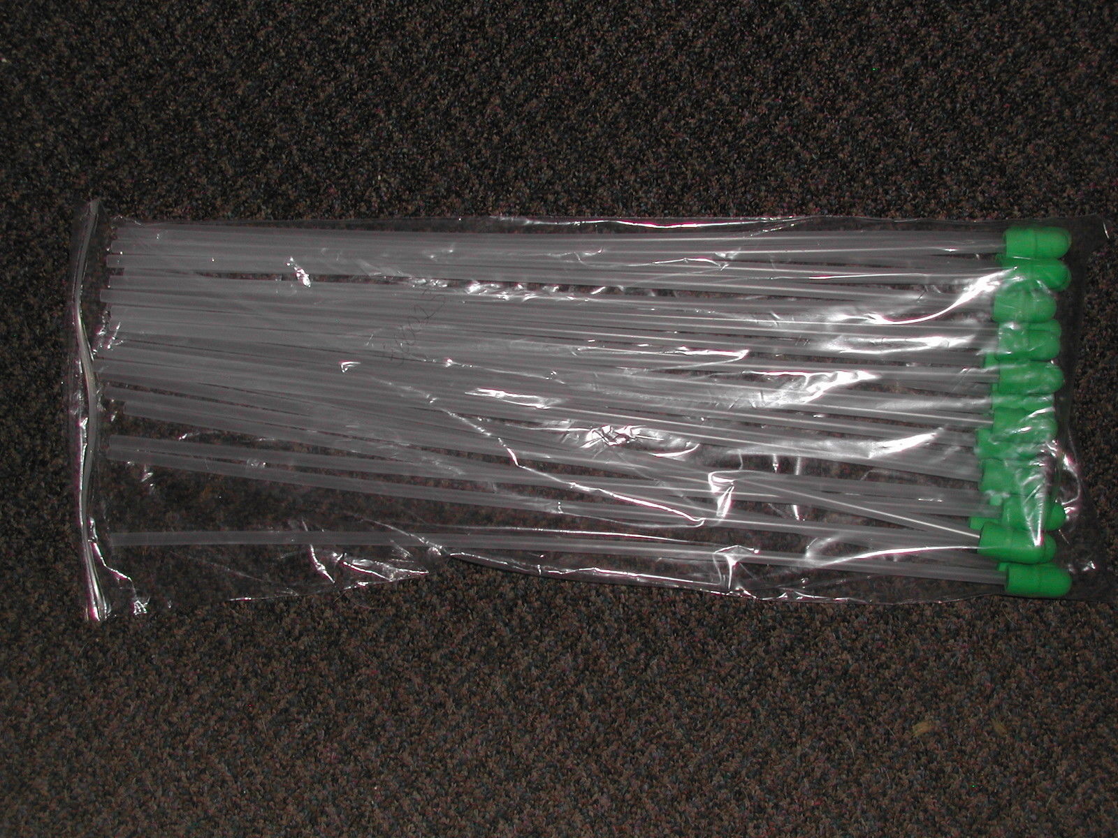 Gilt Artificial Insemination AI Rod Green Foam Tip Inserts w/o Handle 25 Count