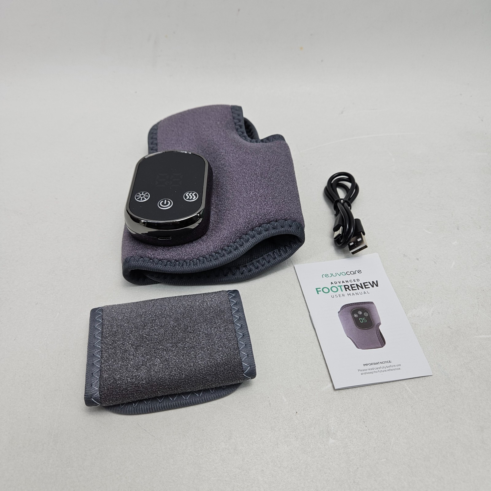 2 Rejuvacare Foot Renew 3-in-1 Nerve Relief Method +Ankle Massager Pair 2 count