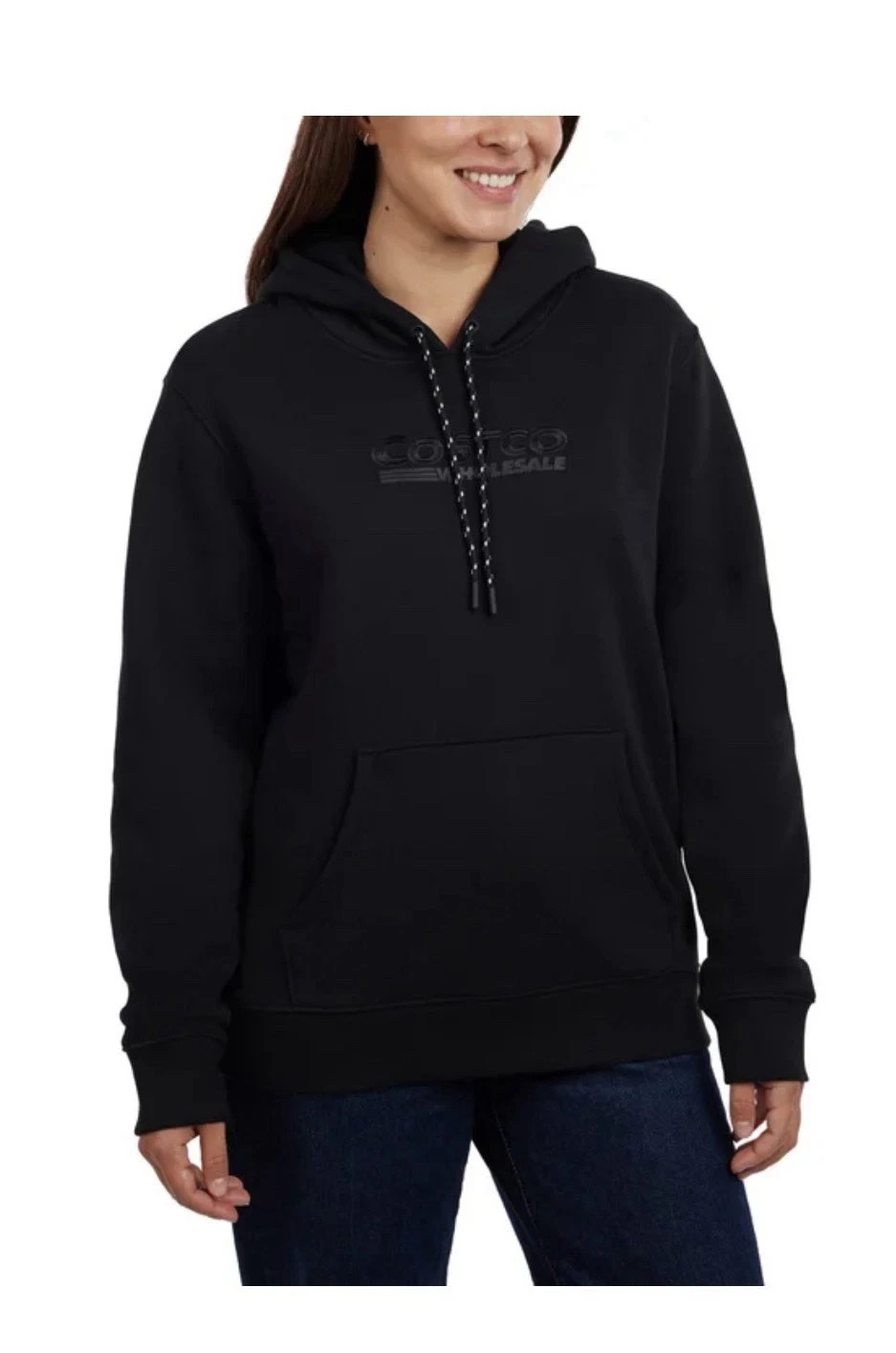 Kirkland Unisex Logo Hoodie Black New with Tags