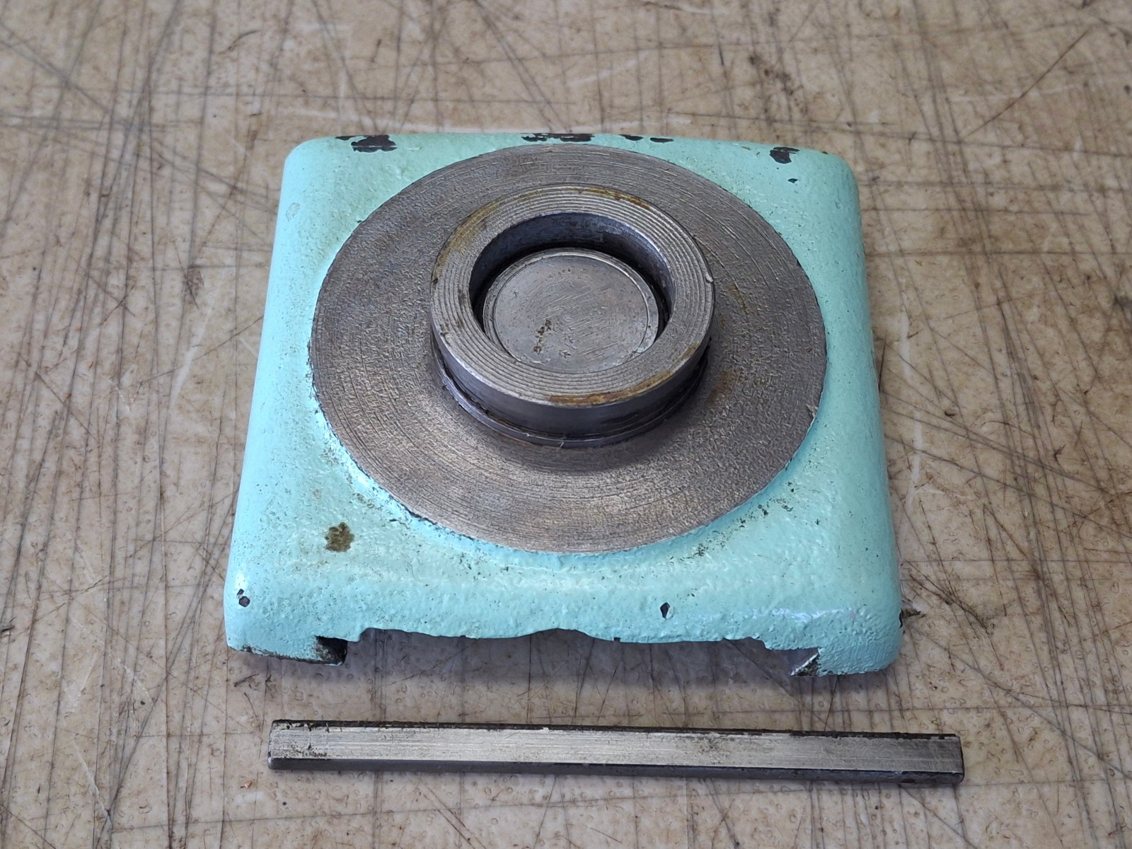 6" Lathe Atlas 618 Craftsman Compound Rest Tool Post Slide Swivel Base 3611 Gibb