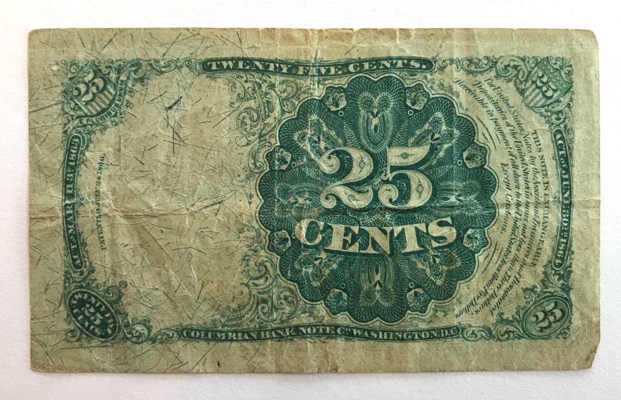 1874 10 & 25 Cents U.S. Fractional Paper Currency, 10c & 25c Note Lot