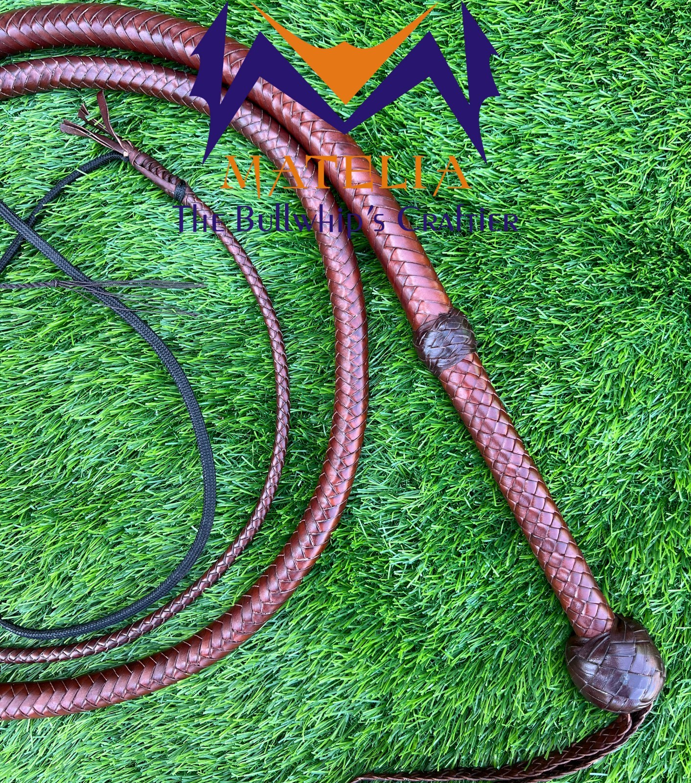 Kangaroo Hide Leather Bullwhip: Indiana Jones Kingdom of the Crystal Skull Style