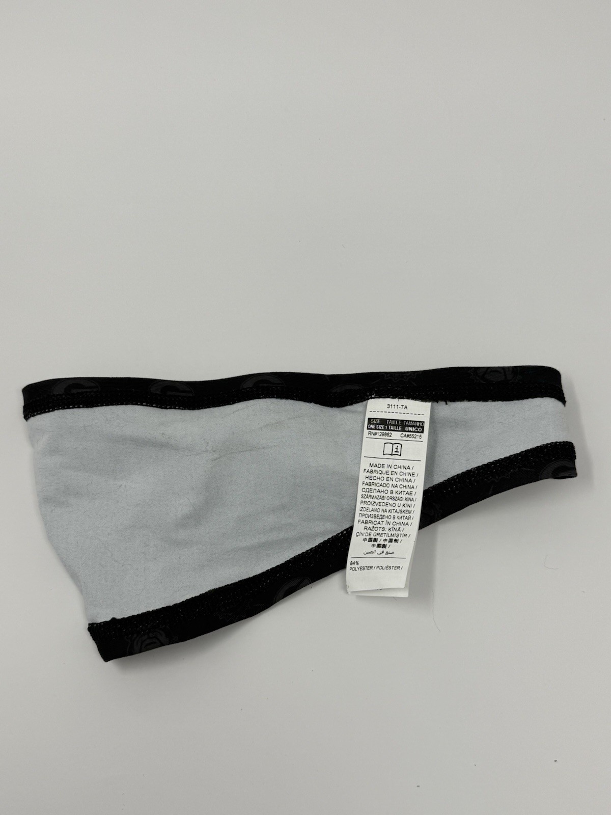 Georgia Bulldogs Football Team Issued Nike Black Wrap Headband One Size Used