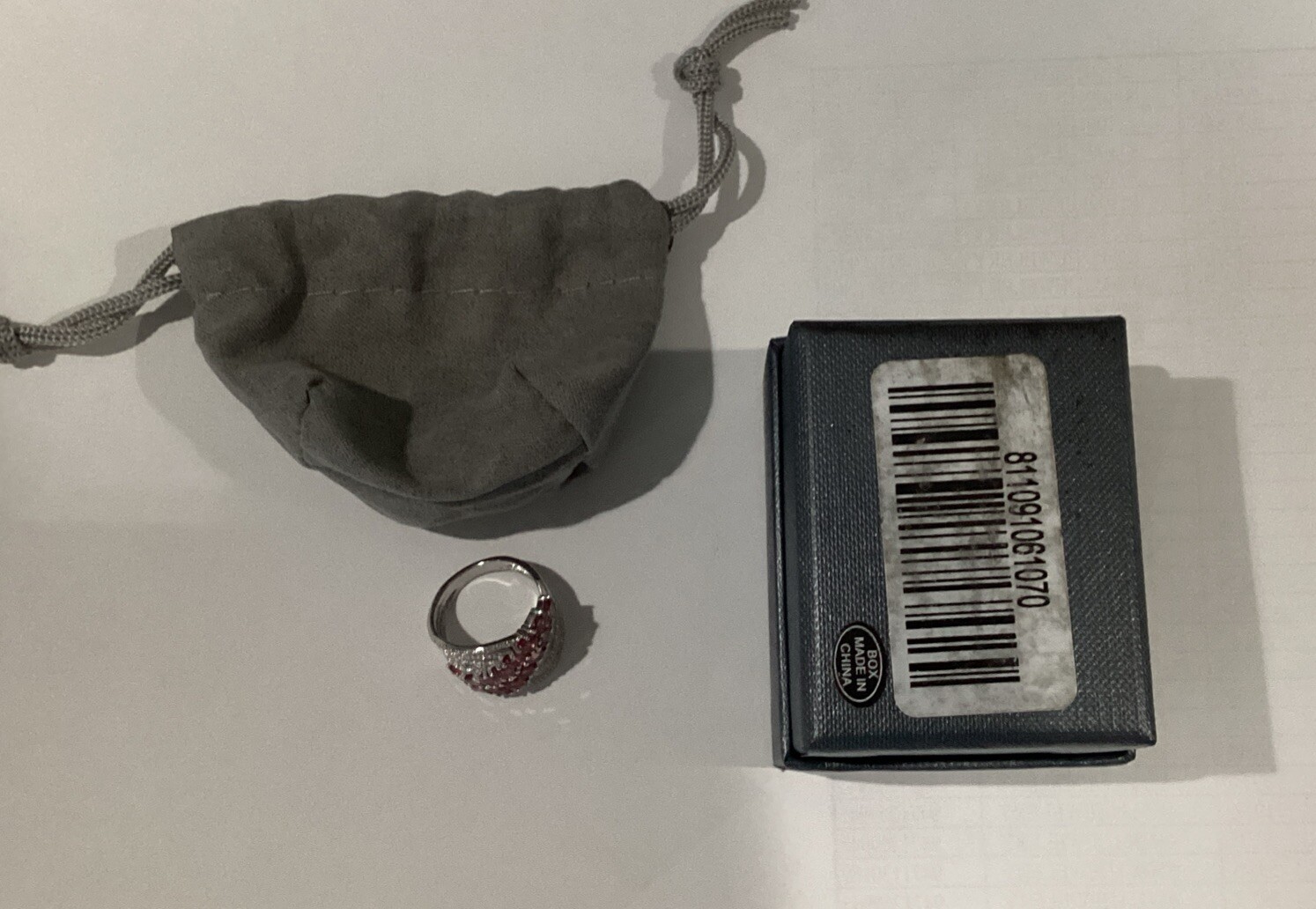 Colleen Lopez Sterling Silver Pink Tourmaline Swirl Ring Size 7 New HSN