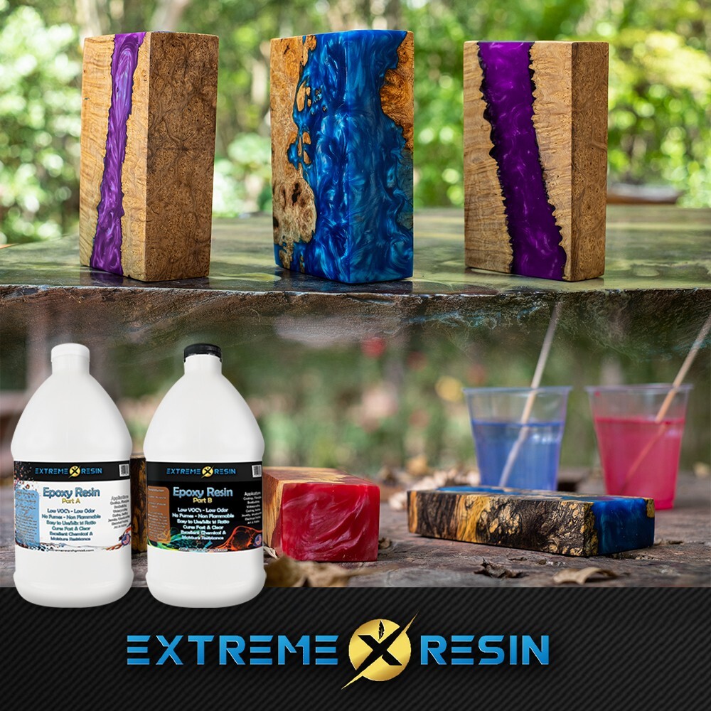 Epoxy resin 1 gallon kit, excellent clarity, clear, easy mixing, free delivery