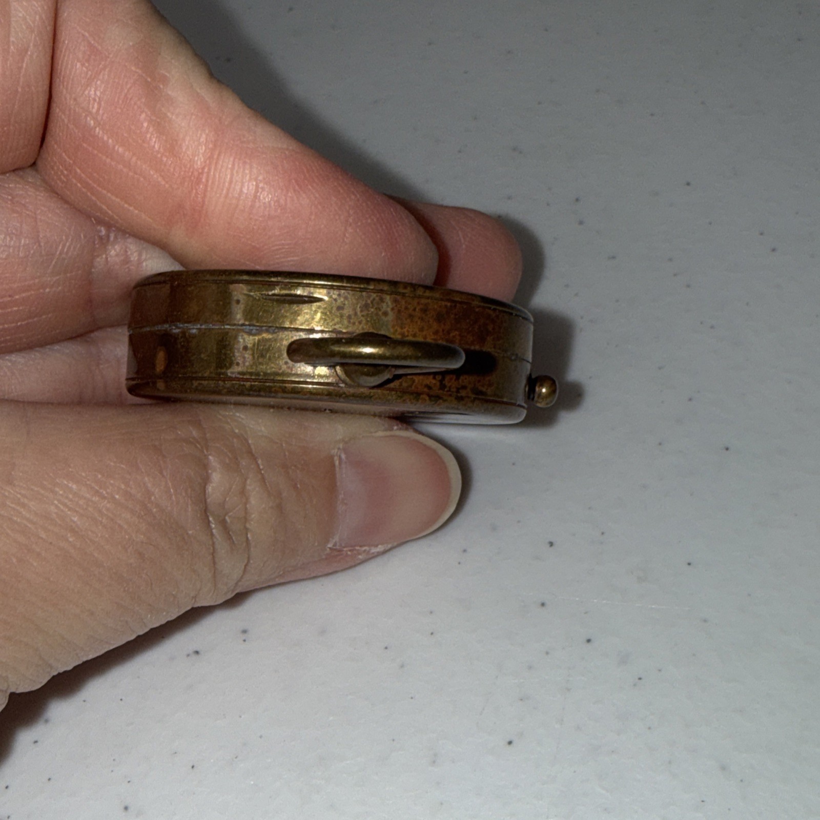 Vintage German Compass Brass Pocket Military Army