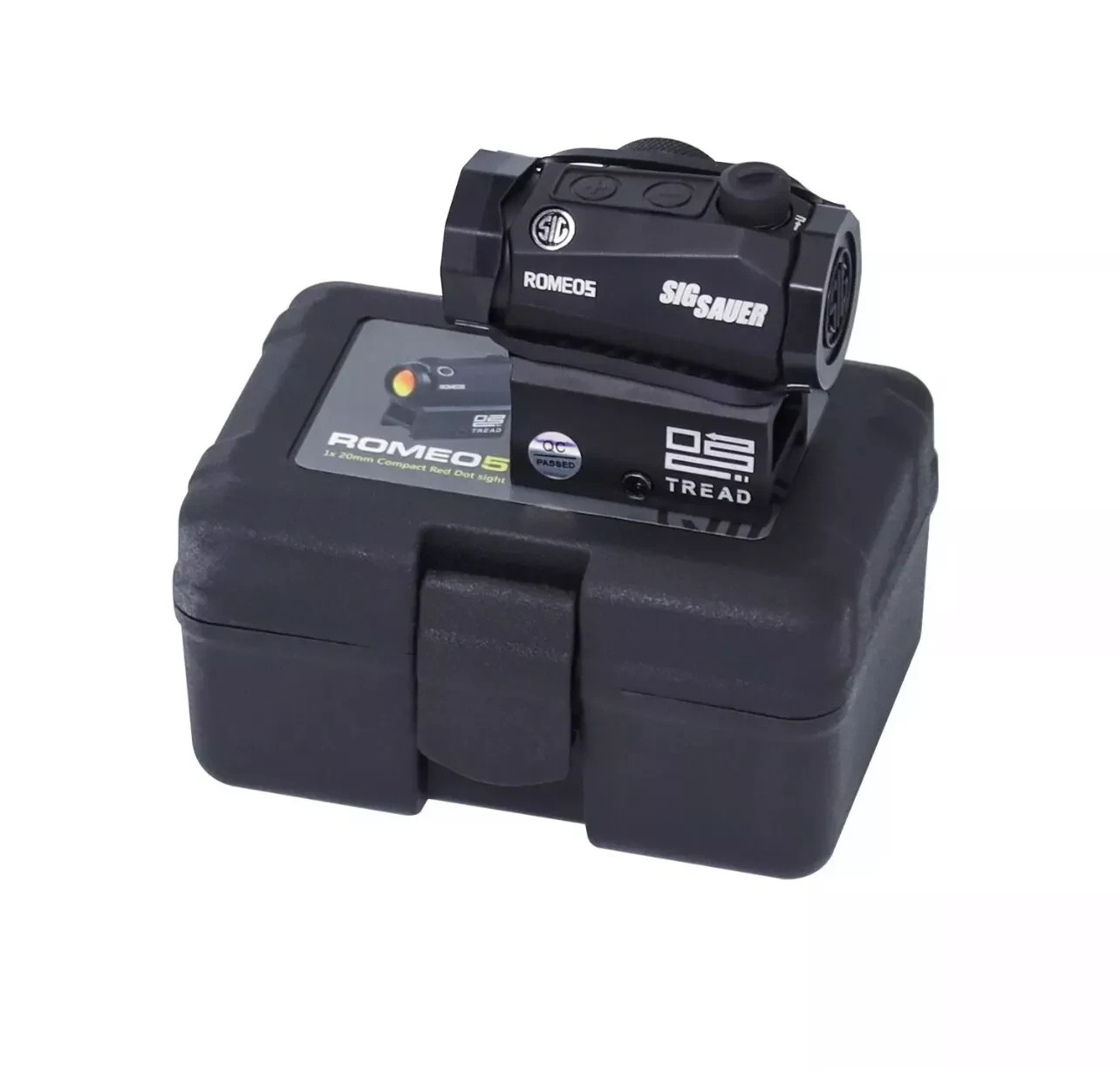 SIG SAUER ROMEO5 1x20mm Red 2 MOA Dot Sight - Black (SOR52001)