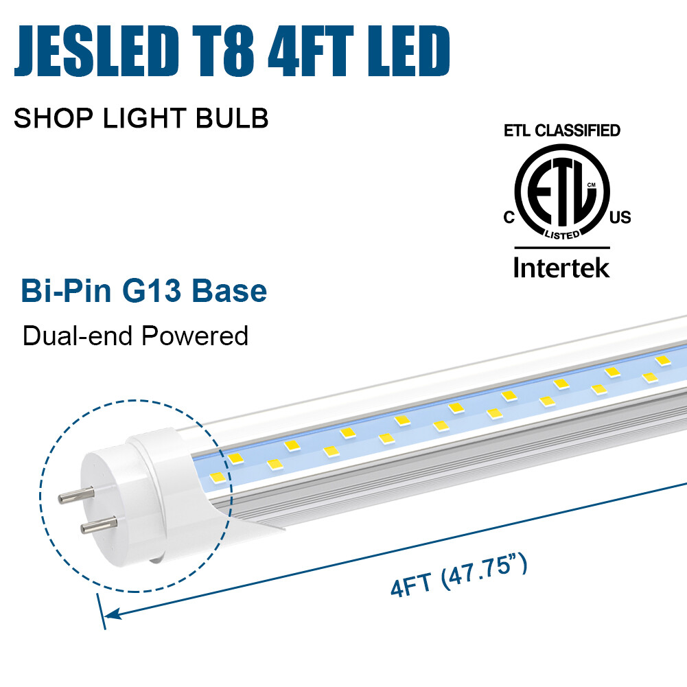 T8 4FT LED Tube Light Bulb 22W 28W 60W G13 4 Foot LED Shop Light 4000K~6000K