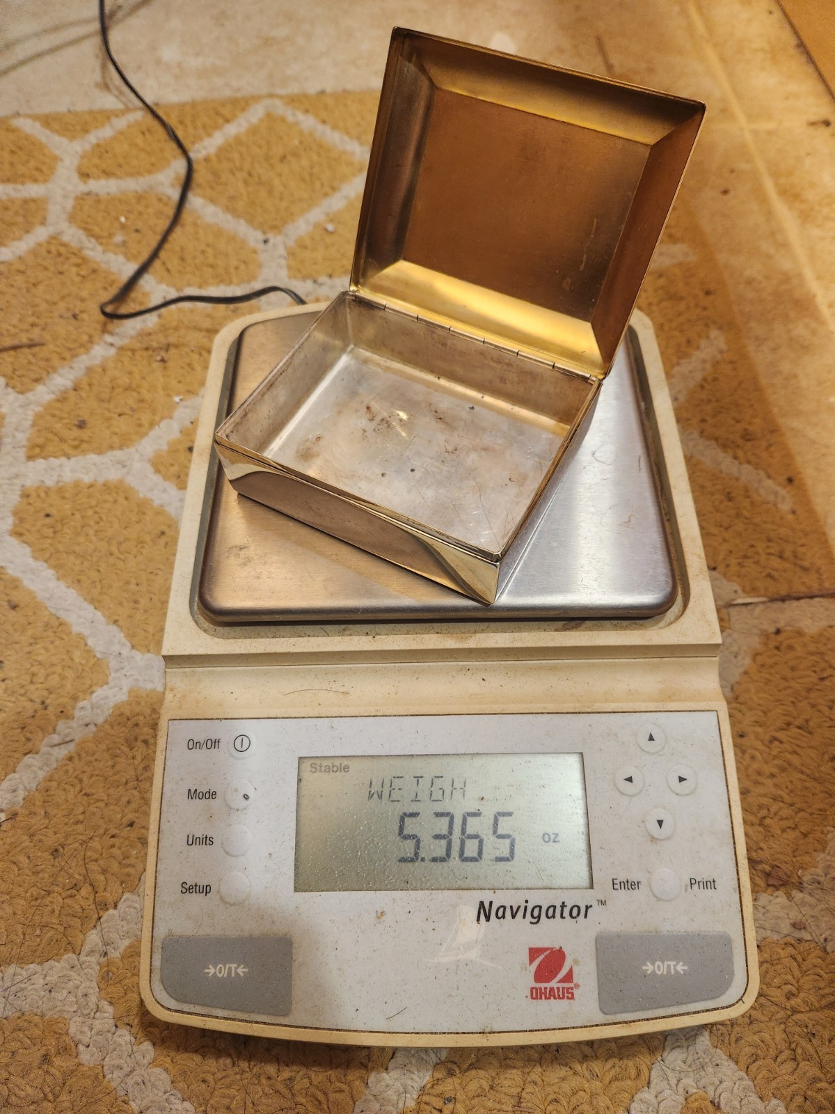 Gorham 352 Sterling Silver Cigarette Case Jewelry Trinket Box Coin Money Holder