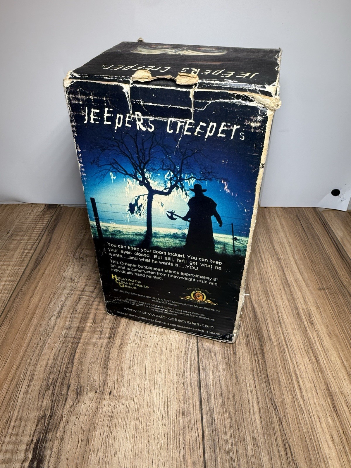 NEW OPEN BOX THE CREEPER Horror Movie JEEPERS CREEPERS Promo Bobblehead VTG HCG