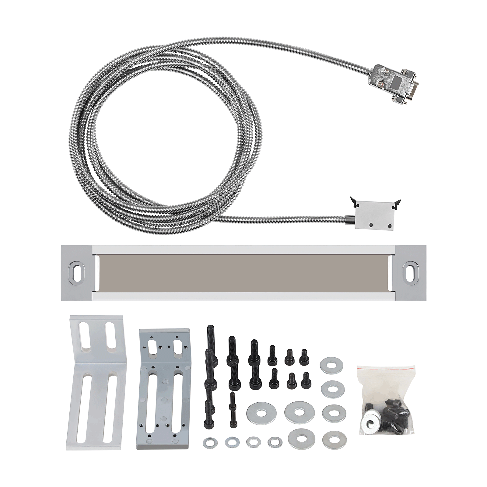 Magnet Scale 4"-40" Read Head Sensor 5um DRO Digital Readout,US STOCK