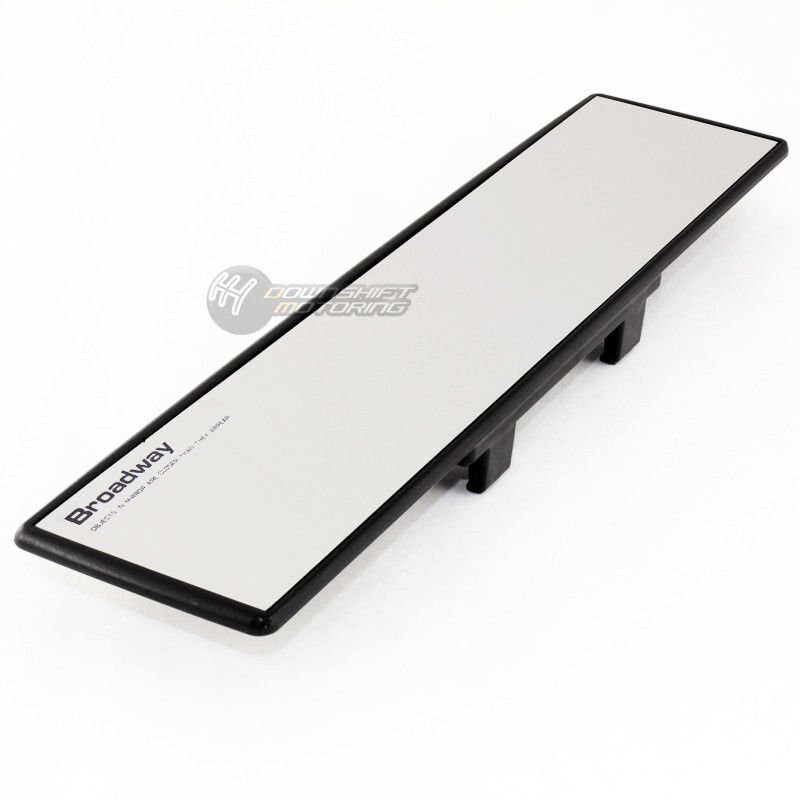 Broadway 300mm Wide Flat Interior Clip On Car Truck Rear View Mirror Universal 5
