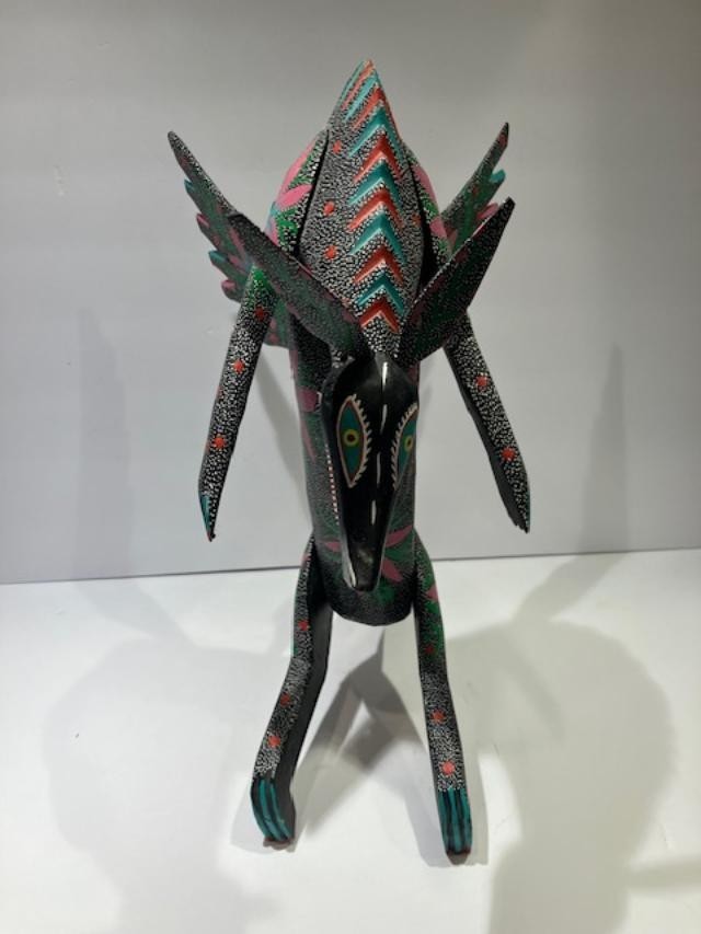 DRAGON Standing Hand Carved Oaxacan Folk Art Oaxaca Mexico