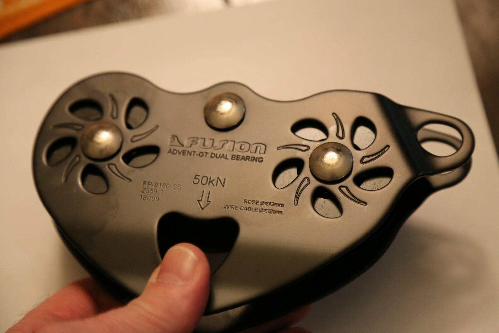 Zip line Cable Trolley +100% STAINLESS STEEL Heavy Duty 50kn 11200LB