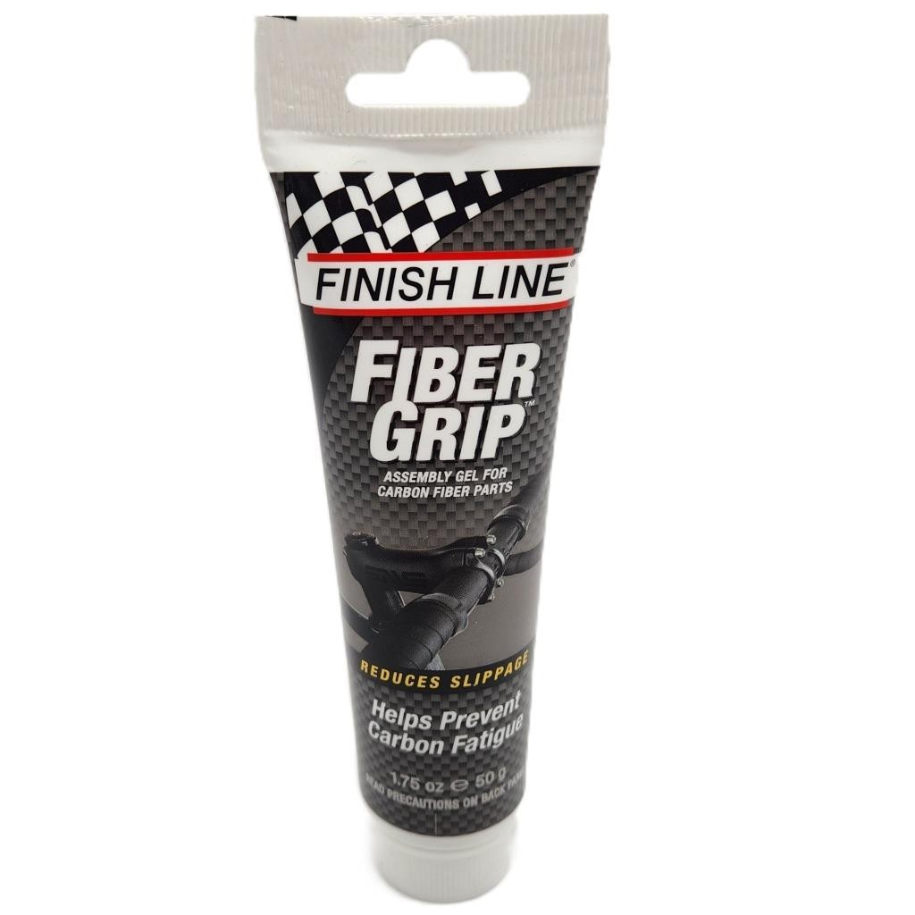 Finish Line Fiber Grip Carbon Assembly Gel Paste for Bicycle 1.75oz (50g) Tube