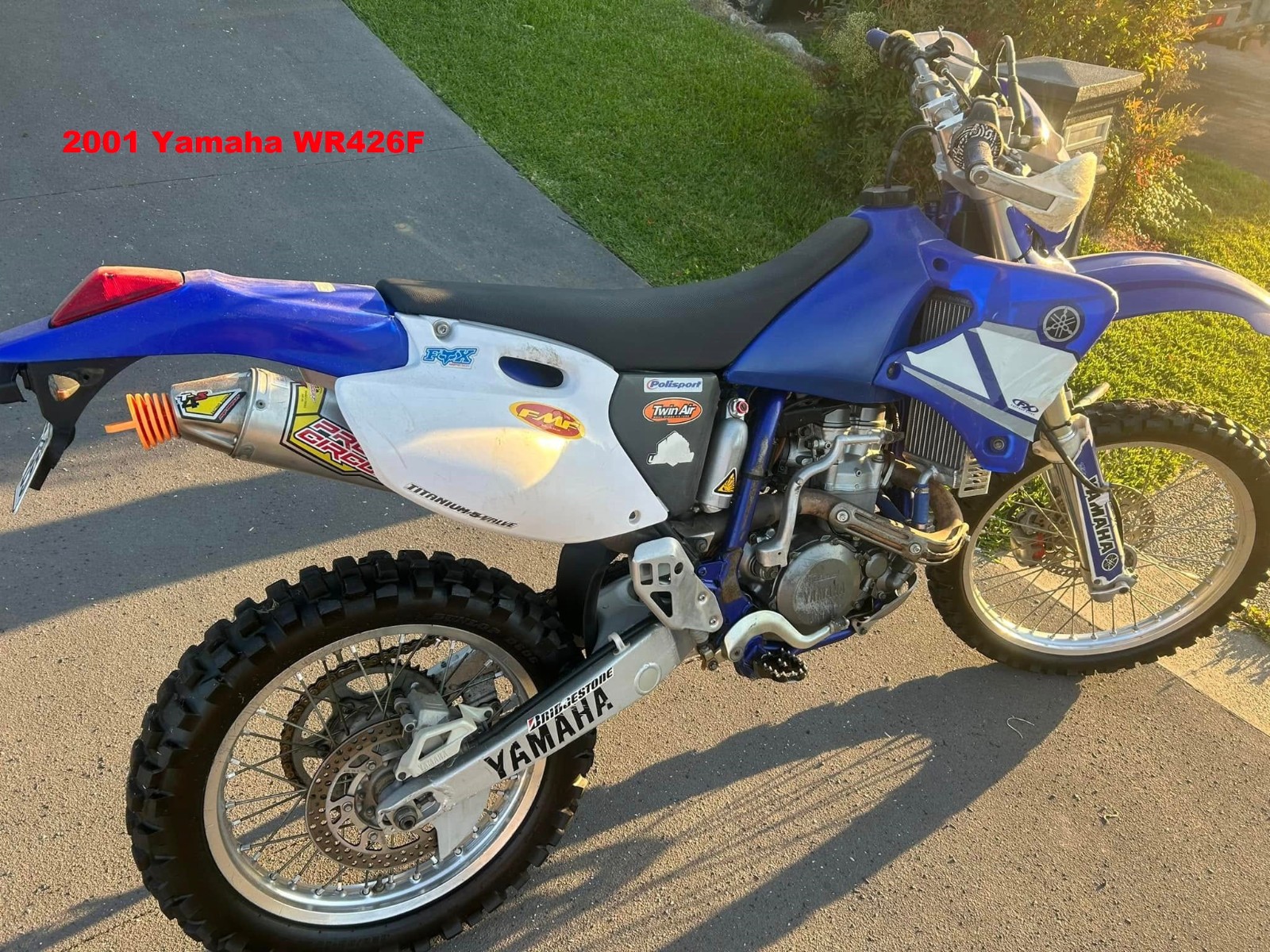 Factory Effex 2002 Style Tank/Shroud Graphics 98-02 Yamaha WR250F WR400F WR426F