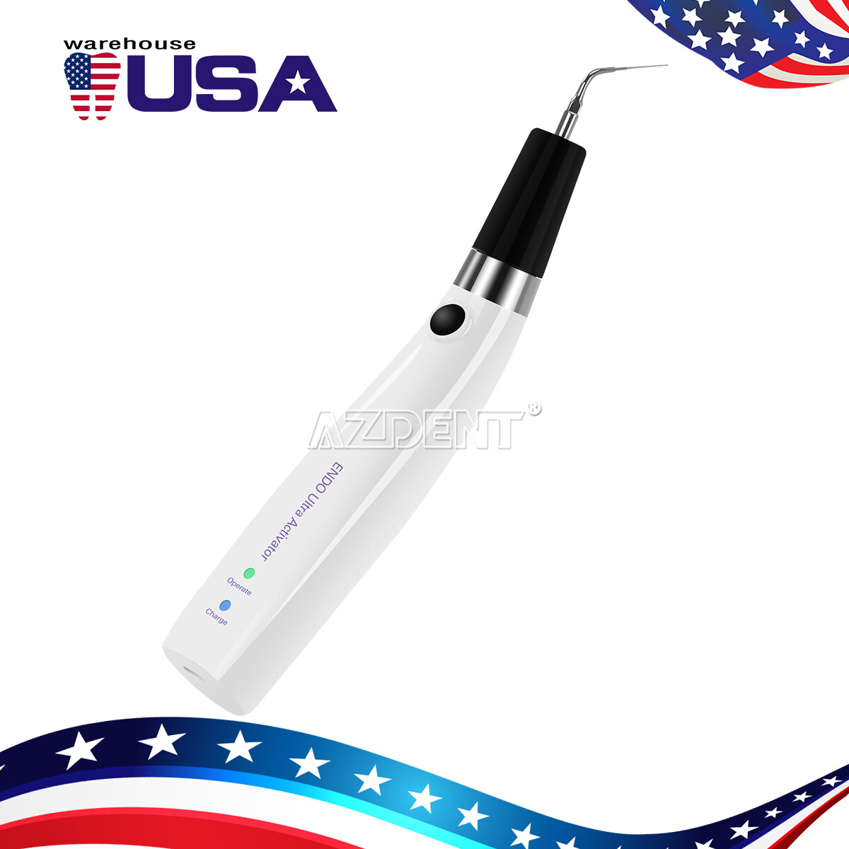 Dental Endo Ultra Activator Ultrasonic Irrigator Root Canal Handpiece 6 Tips