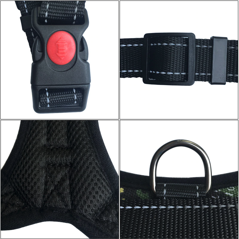 No Pull Dog Pet Harness Adjustable Control Vest Dogs Reflective XS S M Large XXL
