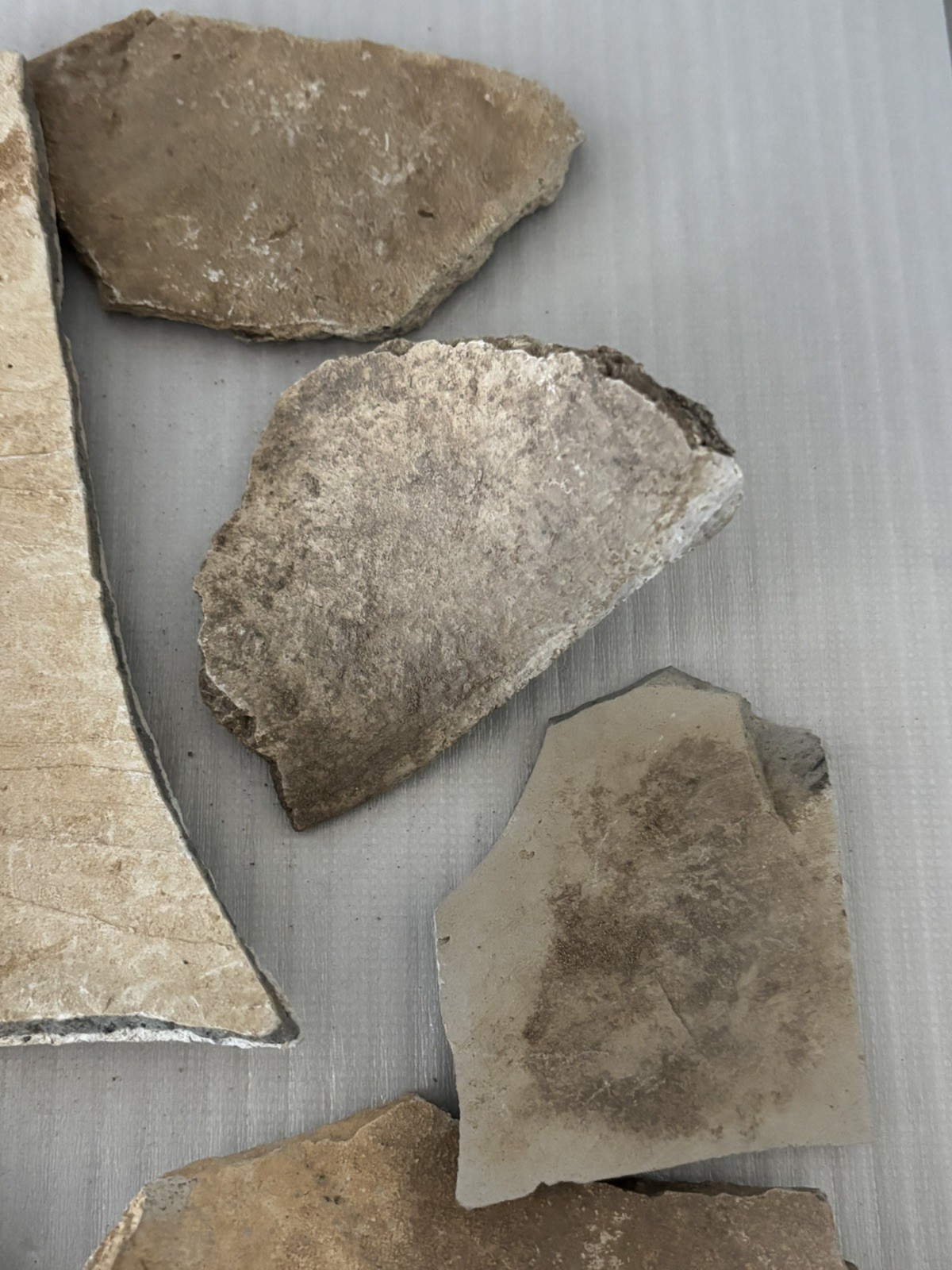 Lot of 7 Large Ancient Anasazi Native American Pottery Shards Arizona L5-D