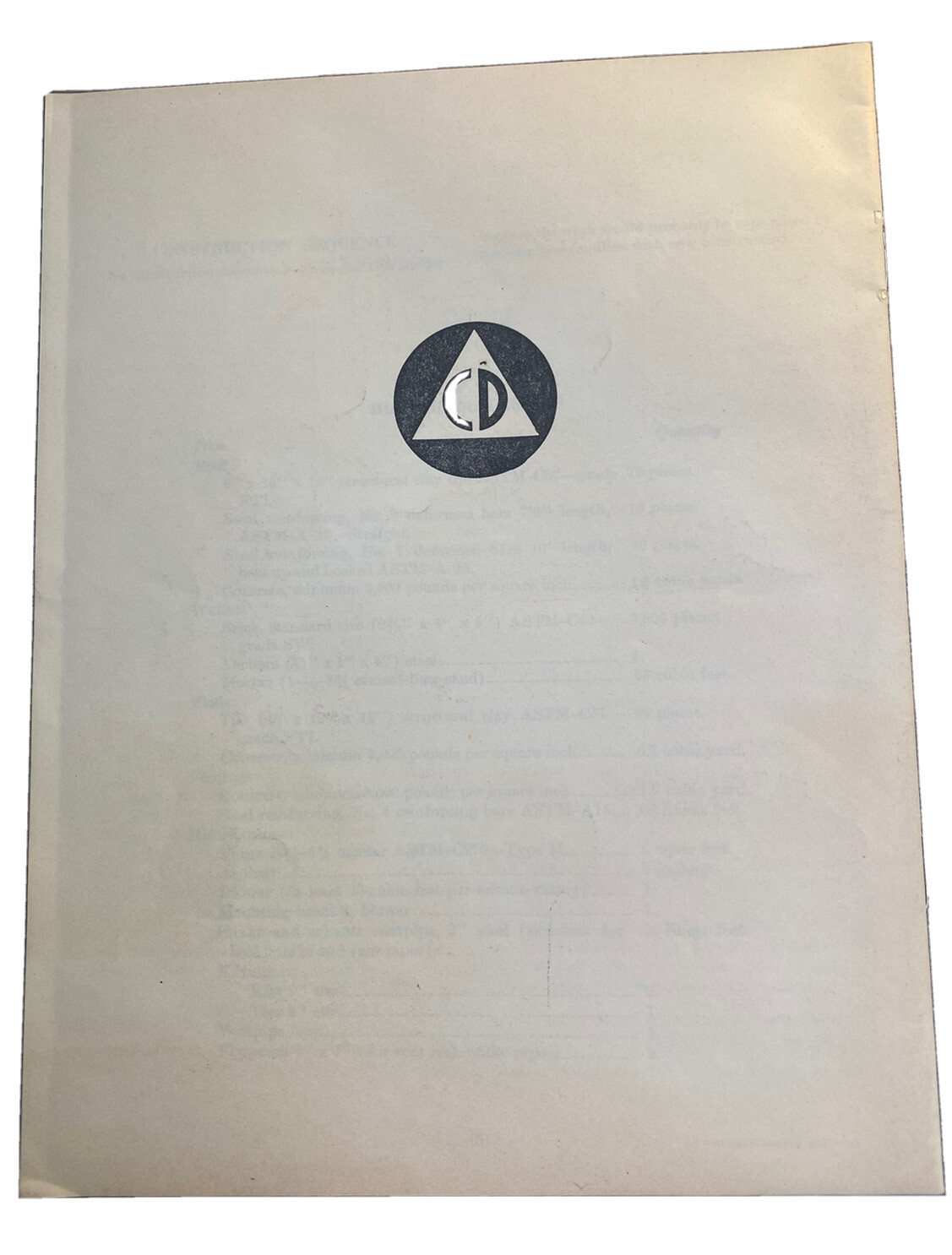 Vintage 1962 Civil Defense Cold War Era Family Fallout Shelter Designs Book