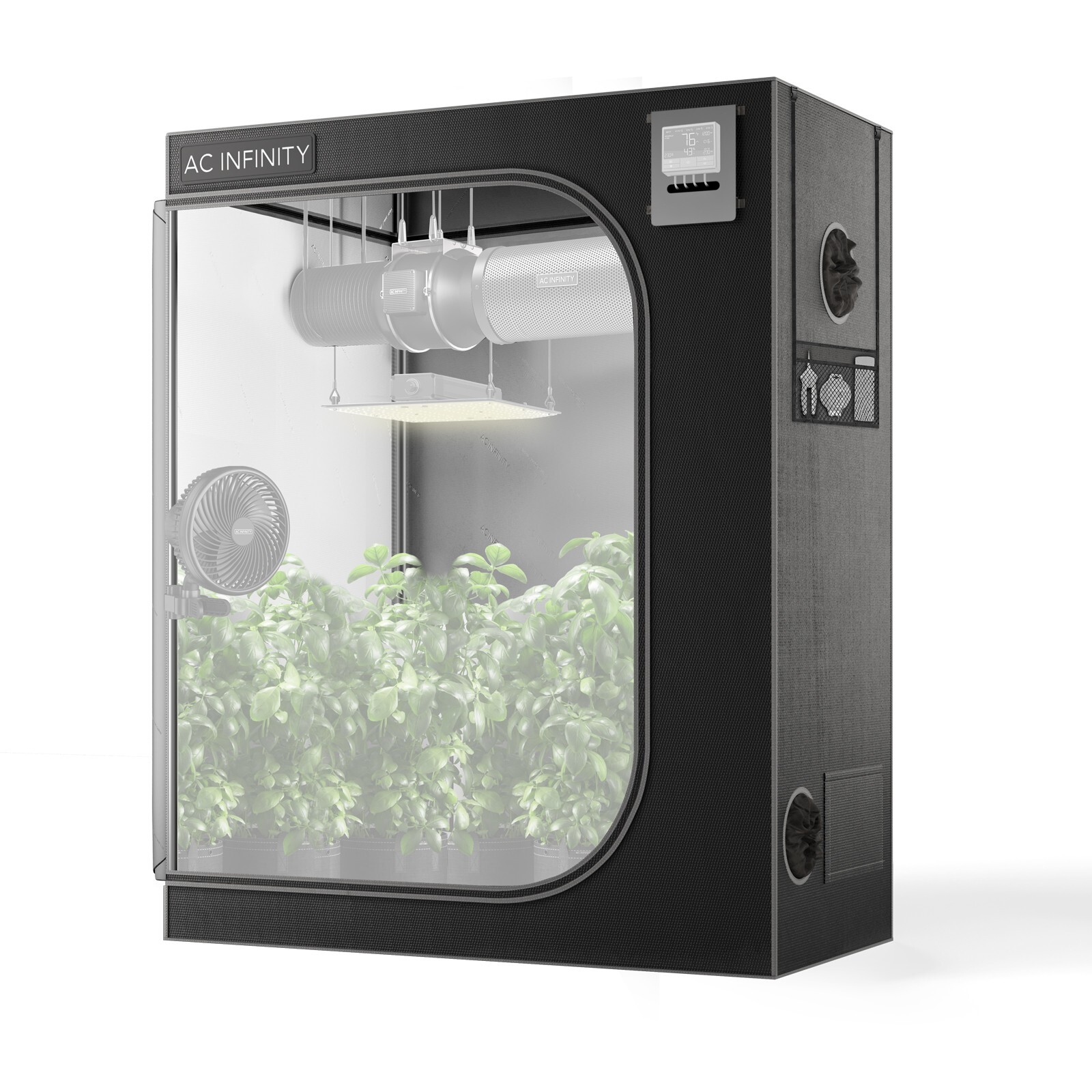 CLOUDLAB 642, Advance Grow Tent 4x2 Hydroponics Indoor Plant Box 48” x 24” x 72”