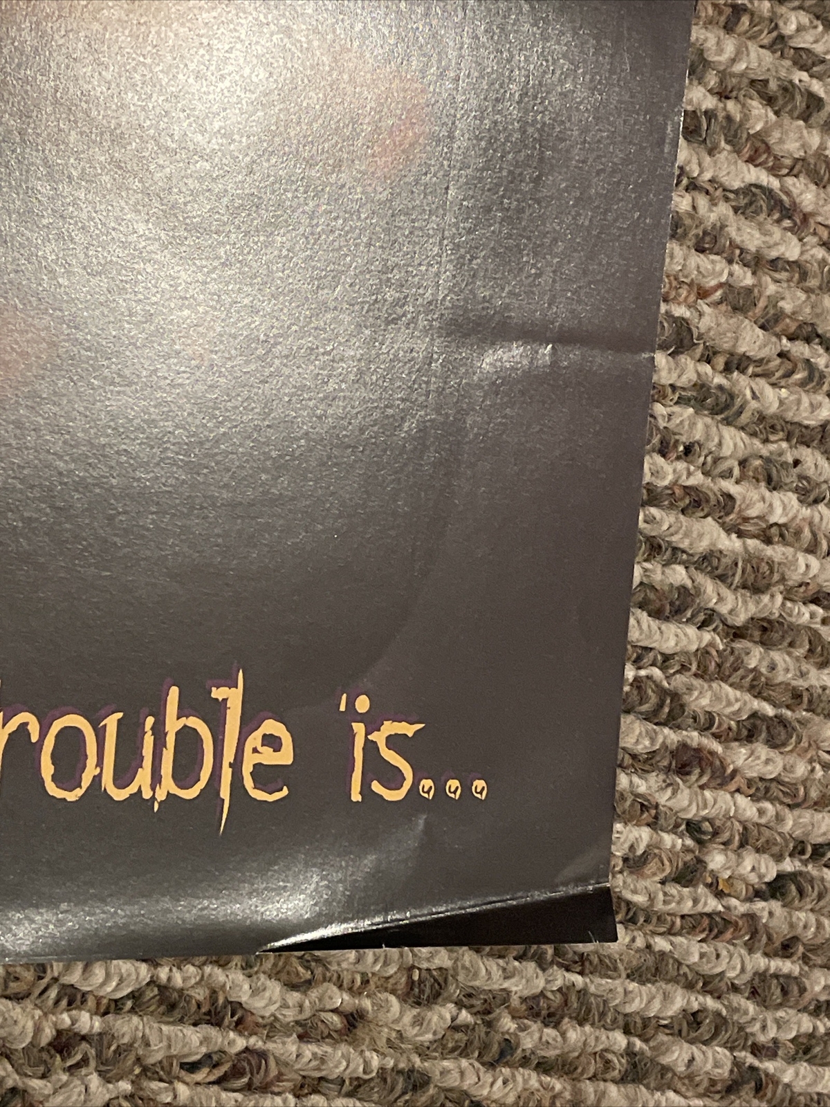 Kenny Wayne Shepherd Band 1997 Trouble Is Original Promo Poster 16 X 24 Rare