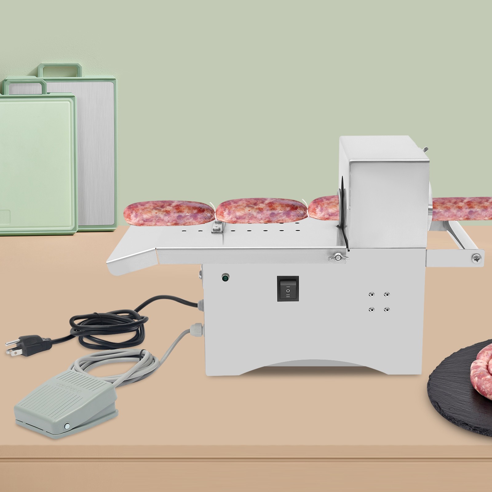 Automatic Electric Sausage Tying Machine,Electric Sausage Tying Machine w/ Pedal