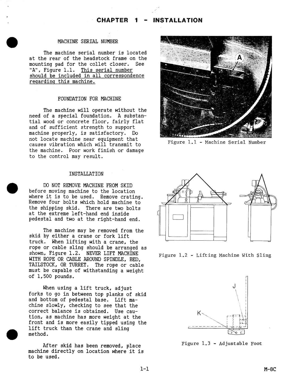 DSM-59 DSM-59R PRECISION SHOP OPERATOR MANUAL FITS HARDINGE LATHES VBS VBS-R M-8