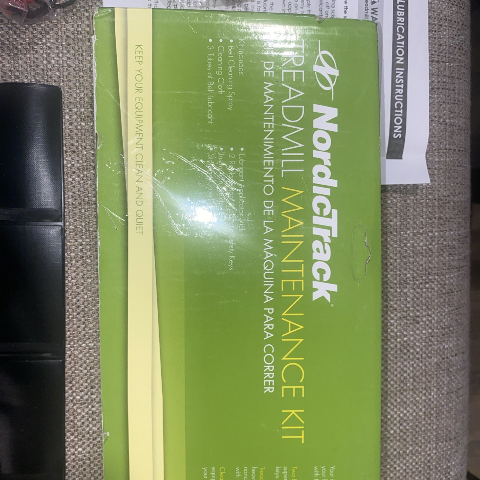 NordicTrack Treadmill Maintenance Kit New Open Box OEM Belt Cleaner Lube Towel