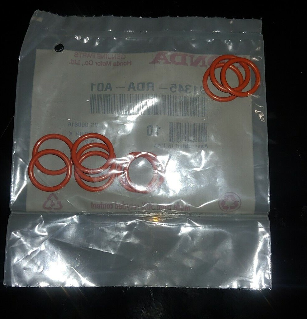 OEM HONDA ACURA POWER STEERING PUMP INLET & OUTLET O-RING SEALS NEW 2PC KIT