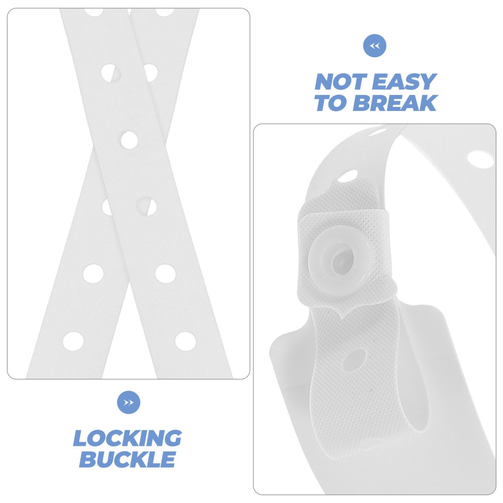 200 Pcs Admission Wristbands Id Bracelets for Elderly Hospital Identification