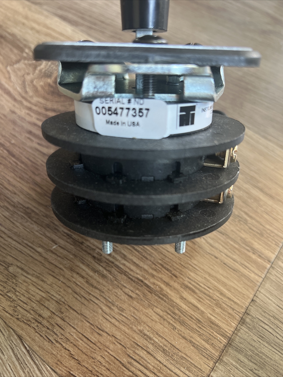 ITI General Electric Rotary Voltmeter Transfer Switch 952404C Series 95 600 vac