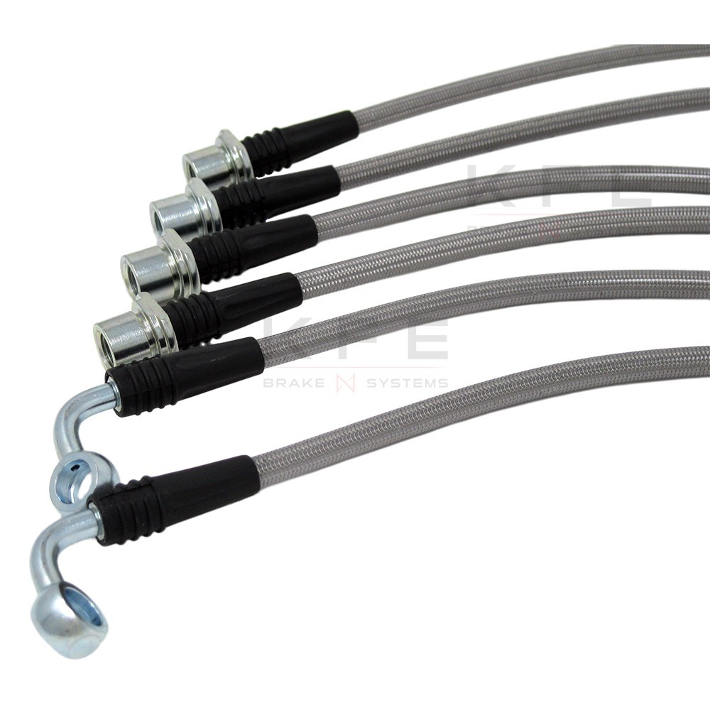 For 01-07 Toyota Sequoia Front Rear Brake Lines Stainless Steel Set Techna-Fit