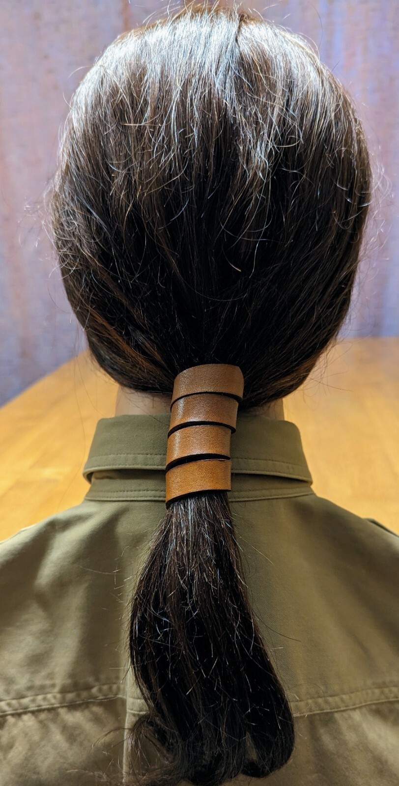 Leather Hair Dreads beads Beard Biker Dreadlocks Vicking Braiding Wrap Motorcycl