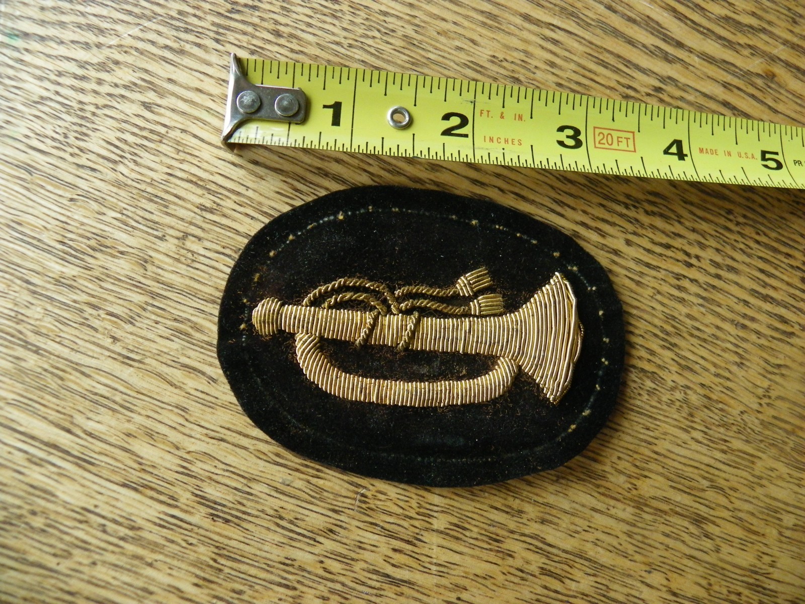 CIVIL WAR ERA MOUNTED RIFLEMANS HAT INSIGNIA