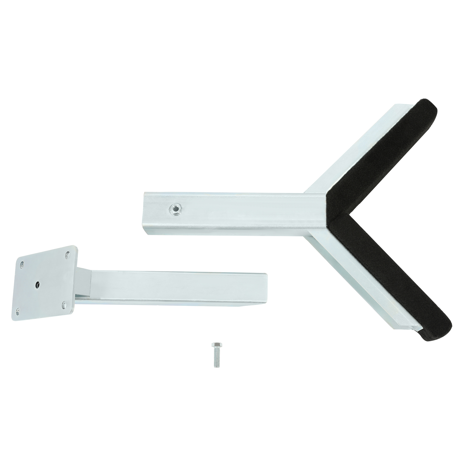 Adjustable Bow Rest Catcher Assembly For Boat Trailer Zinc-Plated Post Carpeted