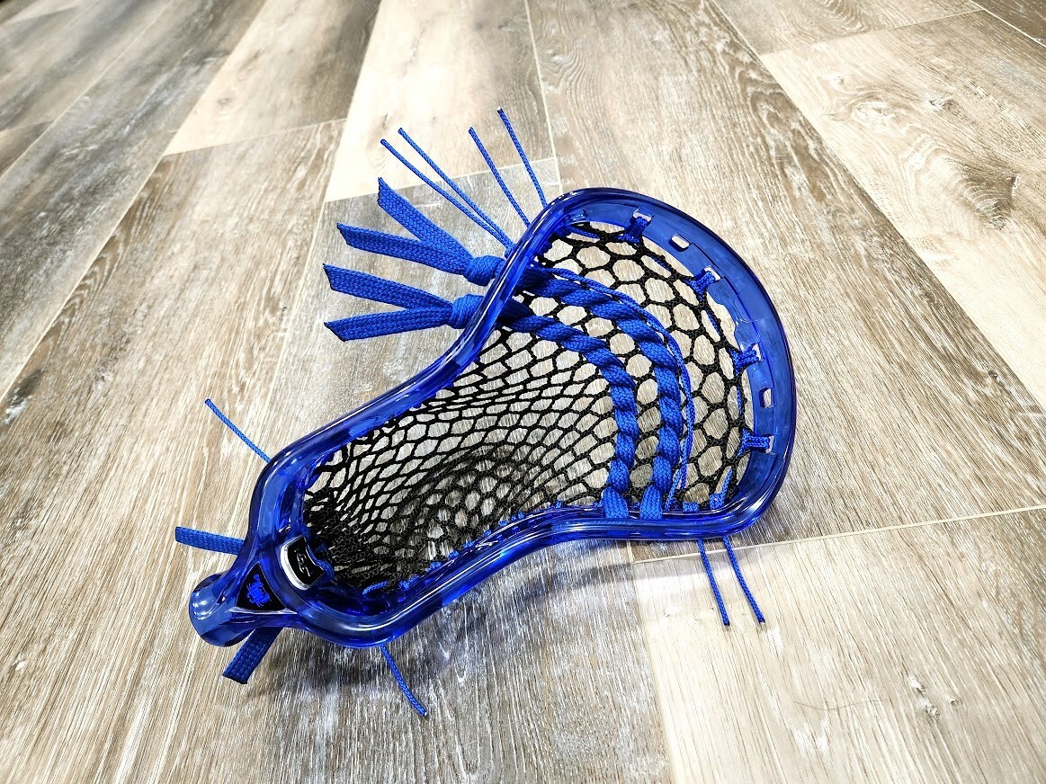Attack Pocket: New ECD ION Sapphire Blue Soft Mesh Head Lacrosse LAX HERO 4.0