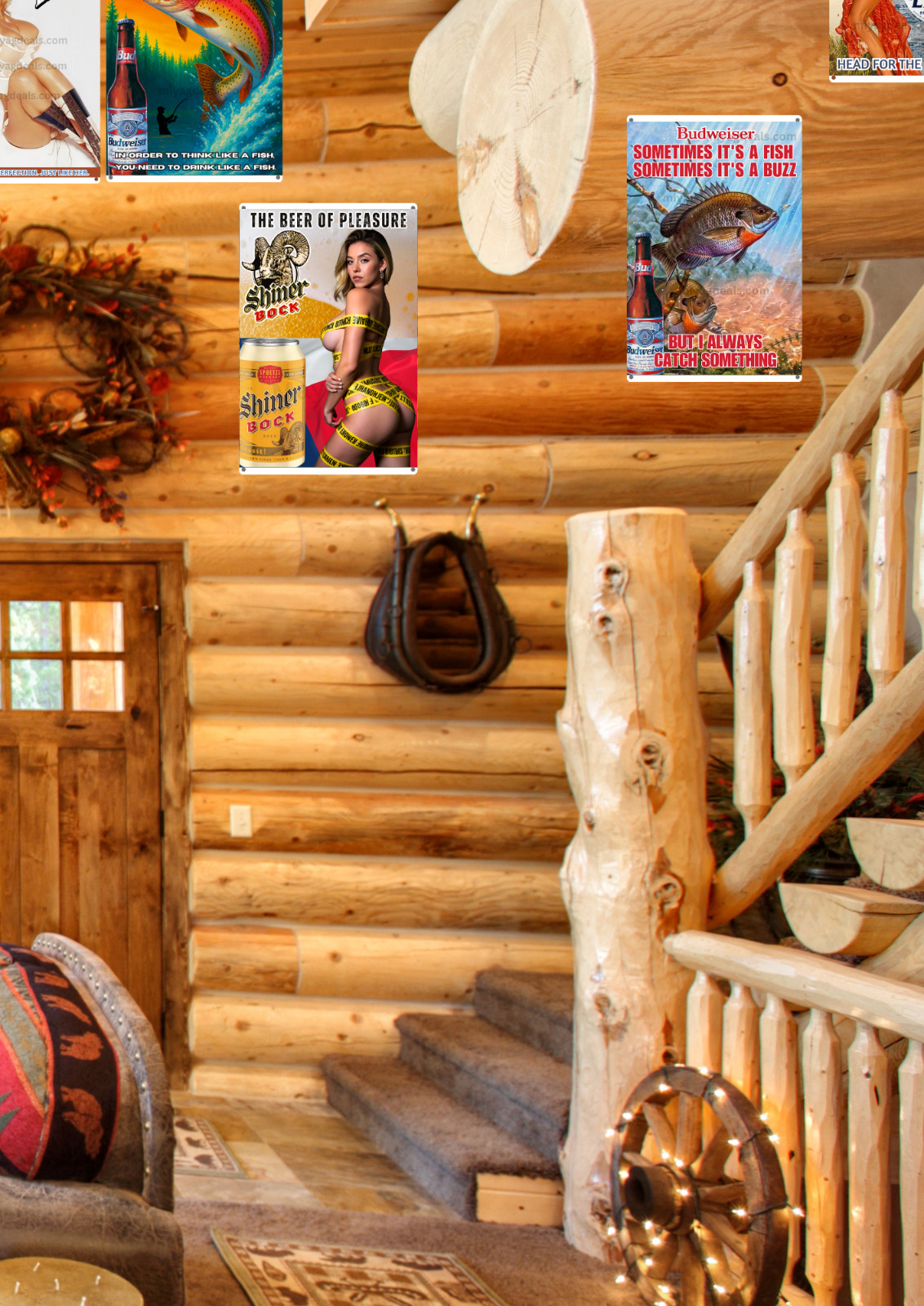 Shiner Bock Beer Of Pleasure SYDNEY SWEENEY Metal Sign Poster– Man Cave Read Des